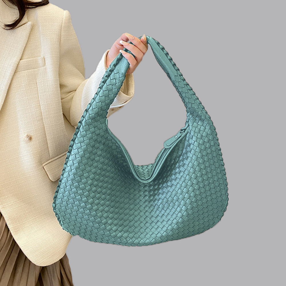 Women’s Woven Hobo Bag Soft Slouchy Everyday Handbag
