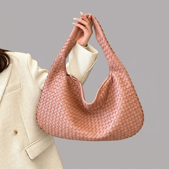 Women’s Woven Hobo Bag Soft Slouchy Everyday Handbag