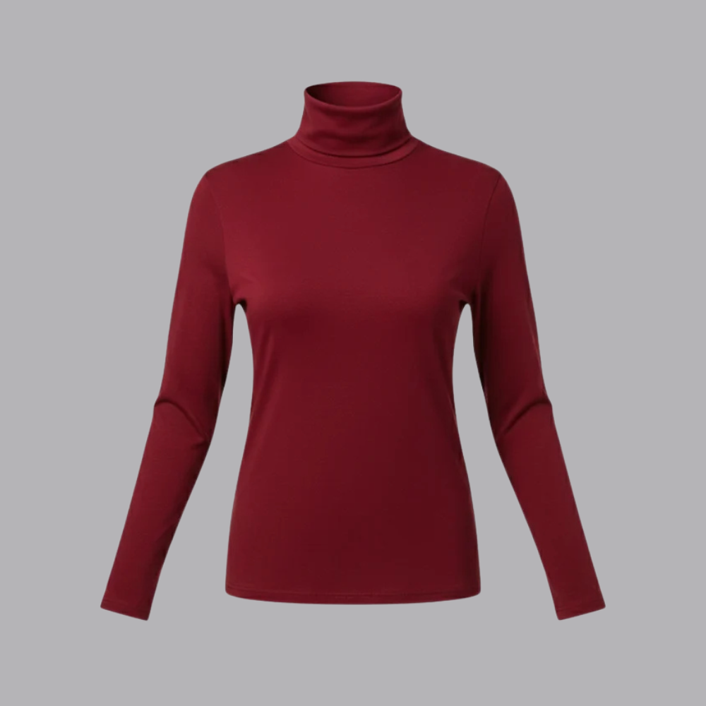 Women’s Slim Fit Roll Neck Jumper Long Sleeve Top