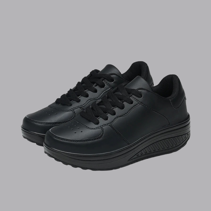 Women’s Platform Sneakers Lace Up Casual Walking Shoes