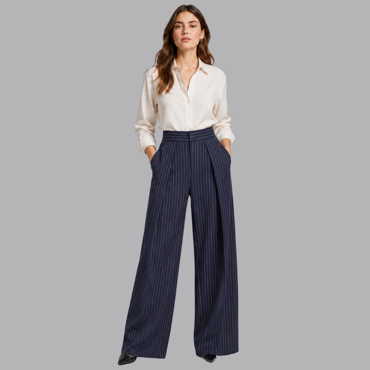 Women’s Wide Leg Dress Pants High Rise Formal Trousers