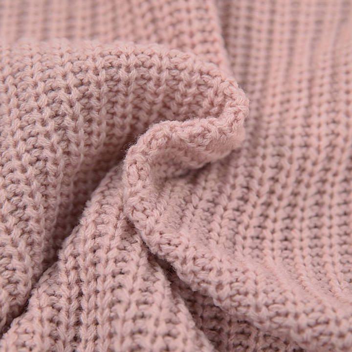 Women’s Oversized Ribbed Knit Roll Neck Mini Jumper Dress