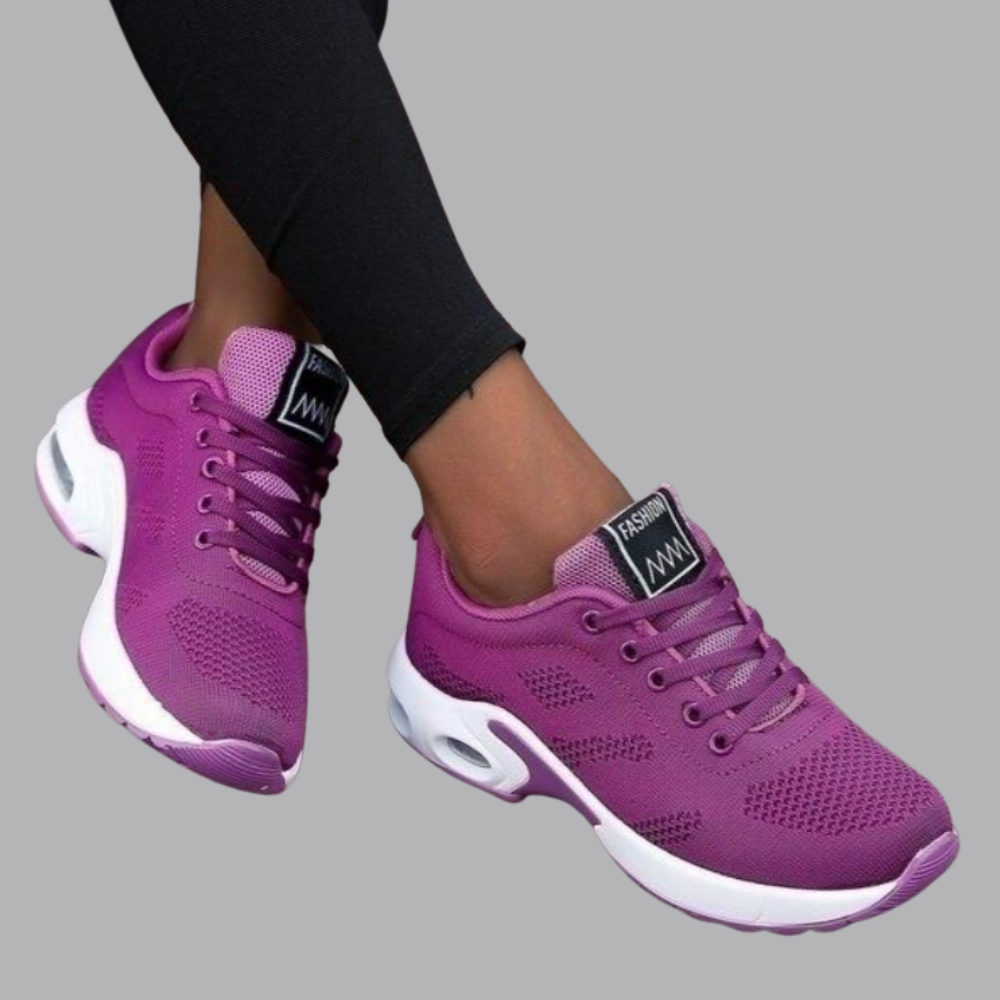 Women’s Lightweight Lace Up Trainers Casual Walking Shoes